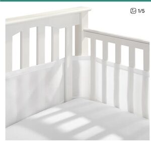 NWT BreathableBaby Breathable Mesh Liner for Full-Size Crib